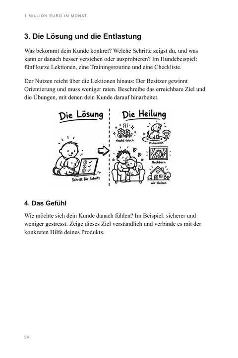 Originalseite 26: Die Lösung und die Entlastung